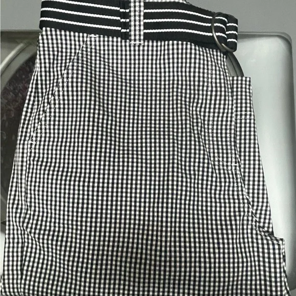 Kim Rogers Black and White Gingham Shorts NWOT - Picture 4 of 8